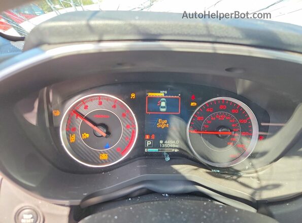 4S3GKAM64H3614928 2017 SUBARU IMPREZA Белый Вид щитка приборов