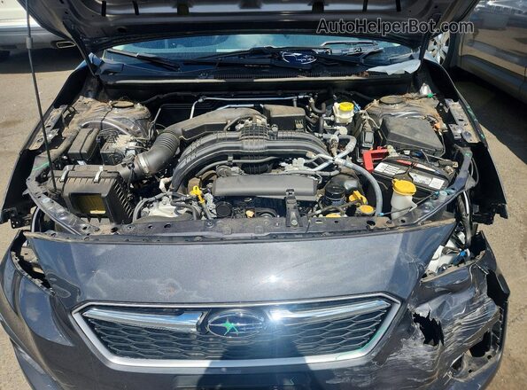 4S3GTAA65K1753583 2019 SUBARU IMPREZA Серый Вид задней части салона