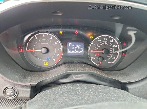 4S3GTAB64J3701332 2018 SUBARU IMPREZA Black ხელსაწყოთა პანელის ხედი
