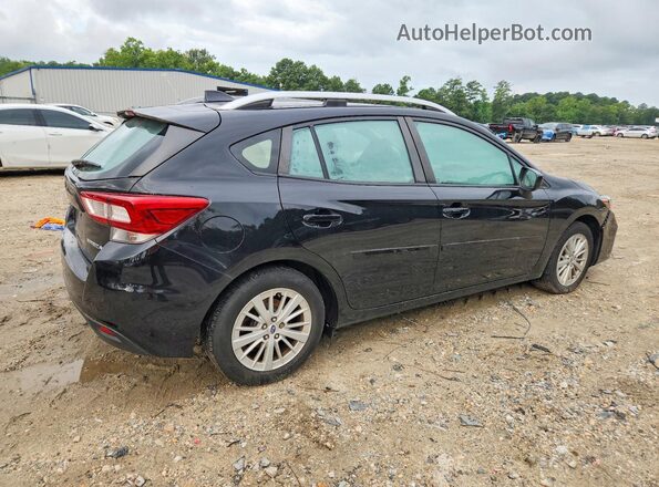 4S3GTAB64J3701332 2018 SUBARU IMPREZA Black უკანა მარჯვენა