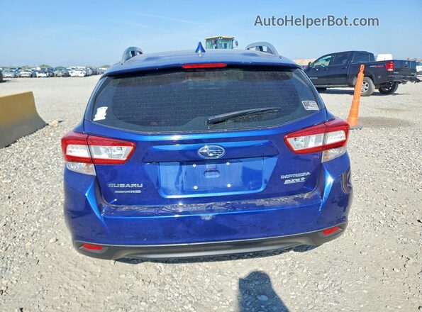 4S3GTAB66H3742538 2017 SUBARU IMPREZA Синий Вид сзади
