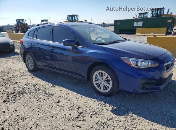 4S3GTAB66H3742538 2017 SUBARU IMPREZA Синий Передняя правая четверть