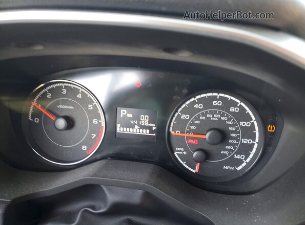 4S3GTAB66H3742538 2017 SUBARU IMPREZA Синий Вид щитка приборов