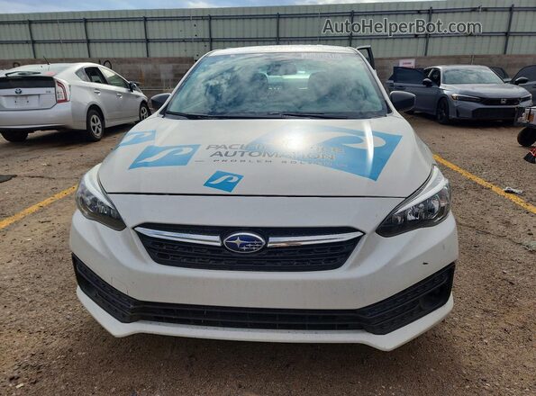 4S3GTAB6XP3707144 2023 SUBARU IMPREZA Белый Вид спереди