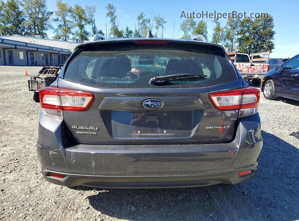 4S3GTAC69K3753538 2019 SUBARU IMPREZA Gray უკანა ხედი