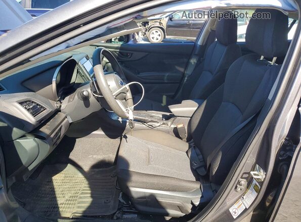4S3GTAC69K3753538 2019 SUBARU IMPREZA Gray წინა სალონის ხედი