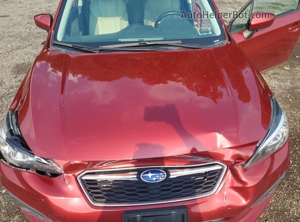 4S3GTAD63H3730540 2017 SUBARU IMPREZA Red Вид підкапотного простору