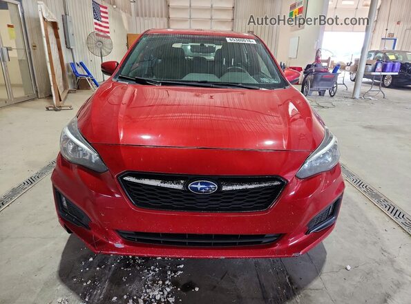 4S3GTAM68H3725284 2017 SUBARU IMPREZA Red Вид спереду
