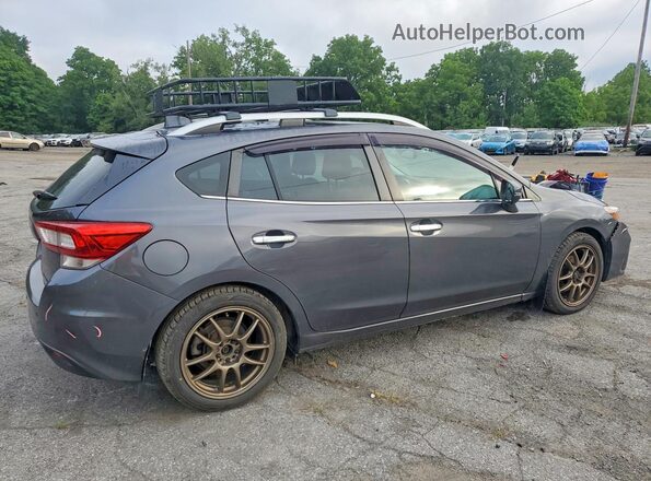 4S3GTAU66J3714385 2018 SUBARU IMPREZA Charcoal Задня права чверть