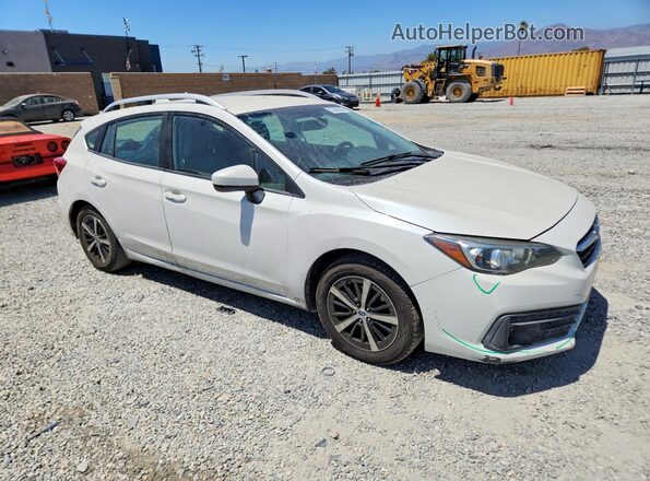 4S3GTAV65L3707946 2020 SUBARU IMPREZA White Передня права чверть