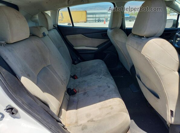 4S3GTAV65L3707946 2020 SUBARU IMPREZA White Вид задніх сидінь