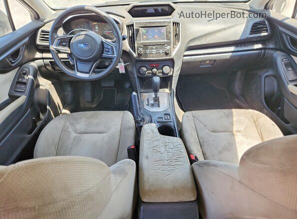 4S3GTAV65L3707946 2020 SUBARU IMPREZA White Вид панелі приладів