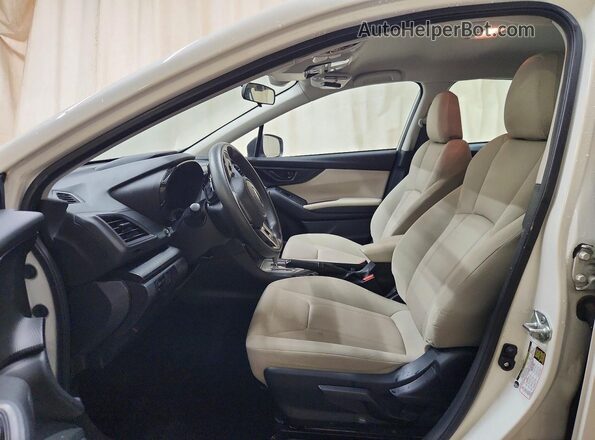 4S3GTAV6XM3714070 2021 SUBARU IMPREZA White წინა სალონის ხედი