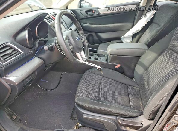 4S4BSAAC1H3240441 2017 SUBARU OUTBACK Black Вид салону спереду