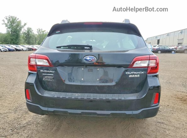 4S4BSAAC1H3240441 2017 SUBARU OUTBACK Black Вид ззаду