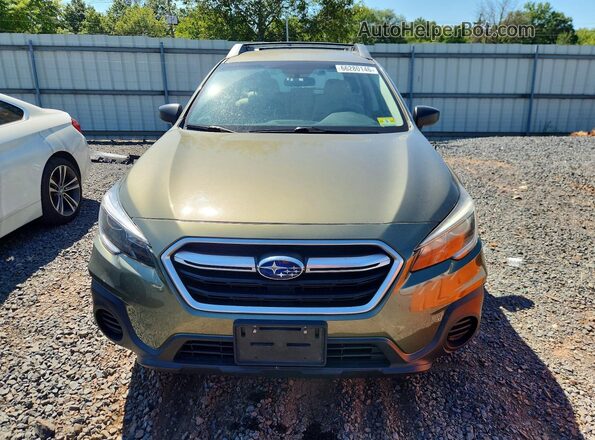 4S4BSABC9K3276707 2019 SUBARU OUTBACK Green Դիմացի տեսք