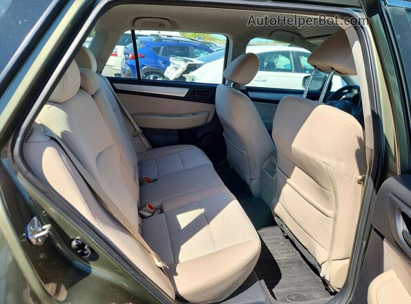 4S4BSABC9K3276707 2019 SUBARU OUTBACK Green Հետևի նստատեղերի տեսք