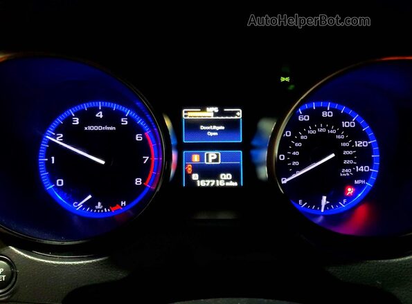 4S4BSACC7J3338599 2018 SUBARU OUTBACK Silver Instrument cluster view