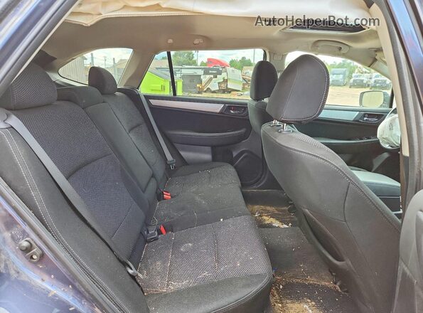 4S4BSADC7H3318443 2017 SUBARU OUTBACK Gray Widok tylnych siedzeń