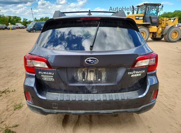 4S4BSADC7H3318443 2017 SUBARU OUTBACK Gray Widok z tyłu