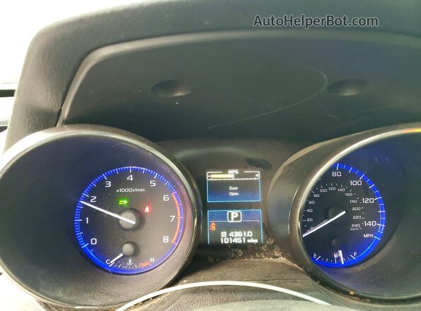 4S4BSADC8H3223860 2017 SUBARU OUTBACK Black Սարքավորումների վահանակի տեսք