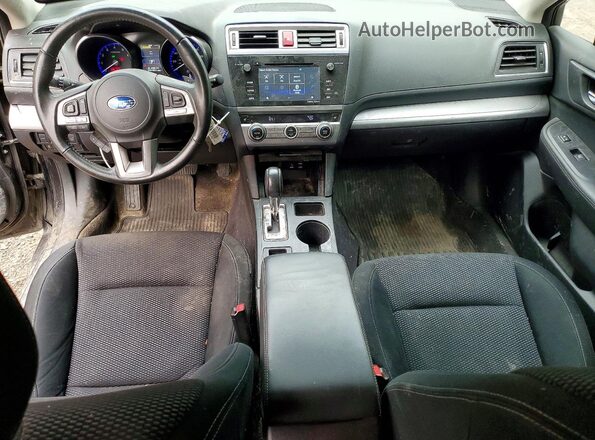 4S4BSADC8H3223860 2017 SUBARU OUTBACK Black Առջևի վահանակի տեսք