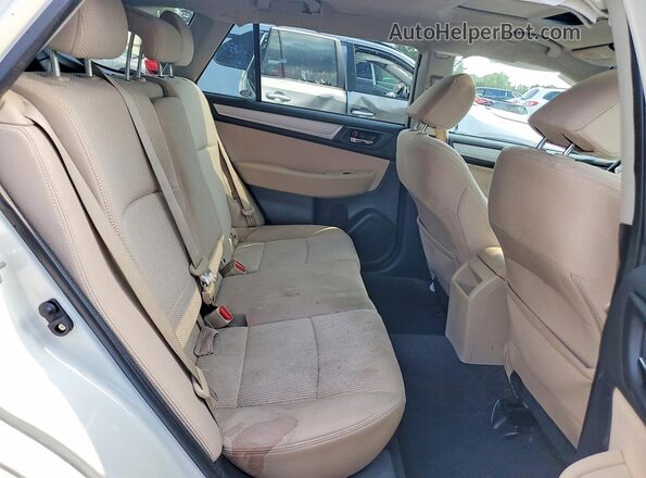 4S4BSADC9H3260304 2017 SUBARU OUTBACK White Vista interior trasera