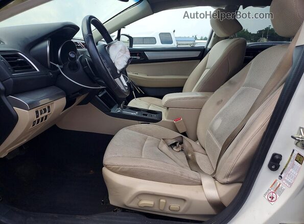 4S4BSADC9H3260304 2017 SUBARU OUTBACK White Vista interior delantera