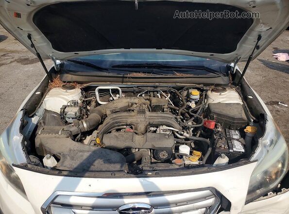 4S4BSADC9H3260304 2017 SUBARU OUTBACK White Vista del compartimento del motor