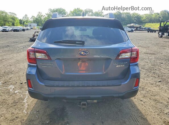 4S4BSAFC4H3253662 2017 SUBARU OUTBACK Синий Вид сзади