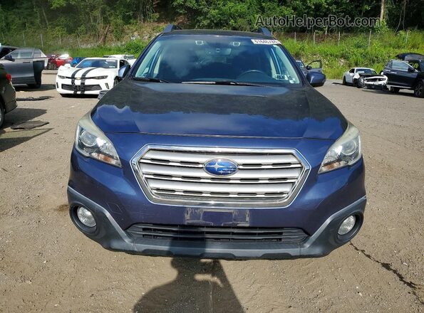 4S4BSAFC4H3253662 2017 SUBARU OUTBACK Синий Вид спереди