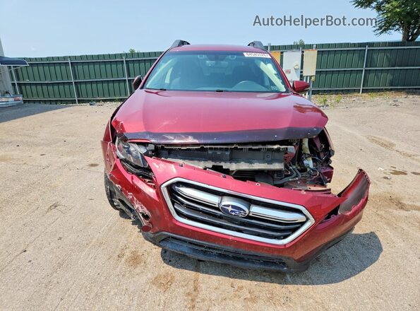4S4BSAFC5K3376958 2019 SUBARU OUTBACK Burgundy Widok z przodu