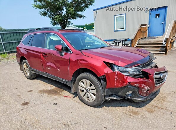 4S4BSAFC5K3376958 2019 SUBARU OUTBACK Burgundy Przód prawy