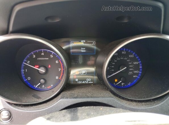 4S4BSAFCXJ3250979 2018 SUBARU OUTBACK Угольный Вид щитка приборов