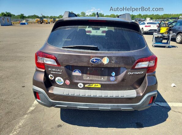 4S4BSAFCXK3314536 2019 SUBARU OUTBACK Burgundy Հետևի տեսք