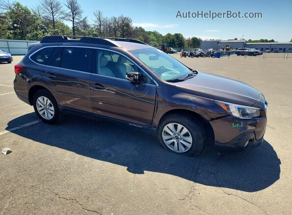 4S4BSAFCXK3314536 2019 SUBARU OUTBACK Burgundy Առջևի աջ