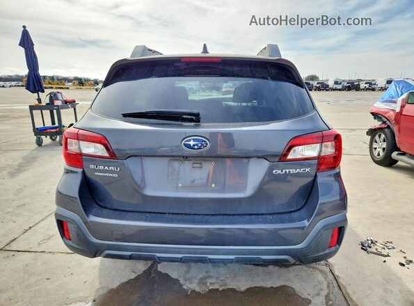 4S4BSAFCXK3379127 2019 SUBARU OUTBACK Gray Rear view