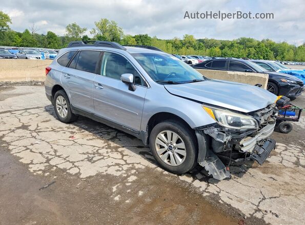 4S4BSAHC3H3287069 2017 SUBARU OUTBACK Серебряный Передняя правая четверть