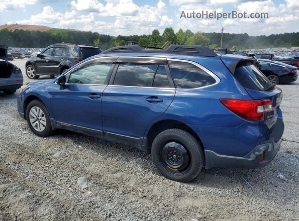 4S4BSAHC3K3205459 2019 SUBARU OUTBACK Blue Հետևի ձախ