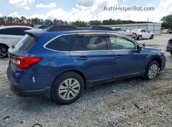 4S4BSAHC3K3205459 2019 SUBARU OUTBACK Blue Հետևի աջ