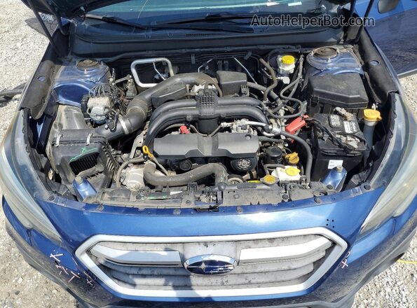 4S4BSAHC3K3205459 2019 SUBARU OUTBACK Blue Սալոնի հետևի տեսք
