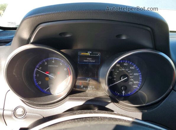 4S4BSAHC8H3412194 2017 SUBARU OUTBACK Silver Вид щитка приладів