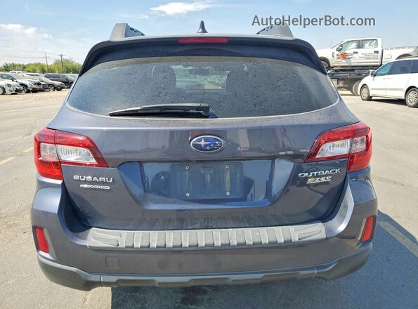 4S4BSAHC9H3314243 2017 SUBARU OUTBACK Blue Հետևի տեսք