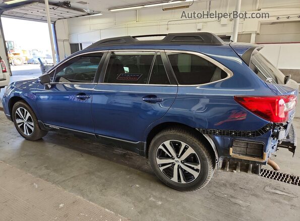 4S4BSAJC9K3317581 2019 SUBARU OUTBACK Синий Задняя левая четверть