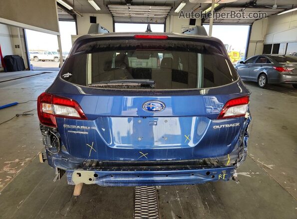 4S4BSAJC9K3317581 2019 SUBARU OUTBACK Синий Вид сзади