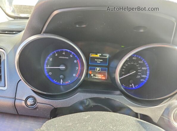 4S4BSAKC5H3321005 2017 SUBARU OUTBACK Белый Вид щитка приборов