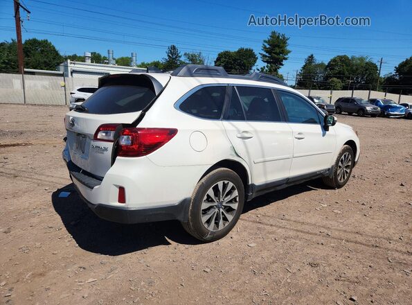 4S4BSAKC5H3321005 2017 SUBARU OUTBACK Белый Задняя правая четверть