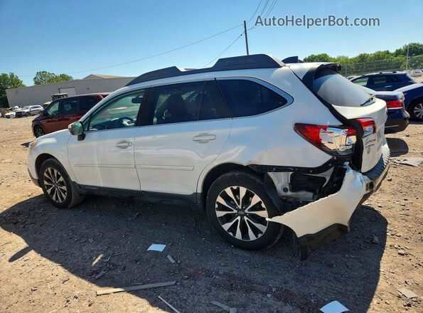 4S4BSAKC5H3321005 2017 SUBARU OUTBACK Белый Задняя левая четверть