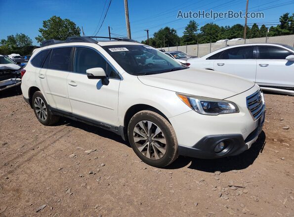 4S4BSAKC5H3321005 2017 SUBARU OUTBACK Белый Передняя правая четверть