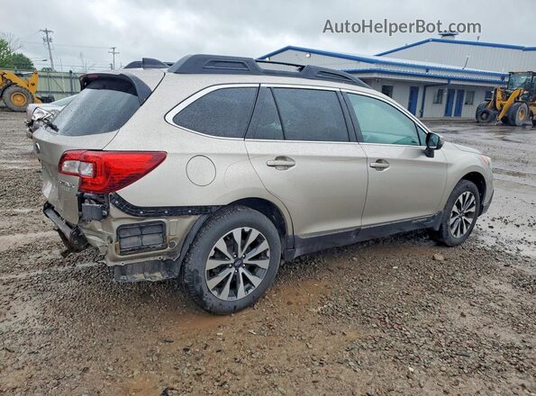 4S4BSANC0G3349952 2016 SUBARU OUTBACK Tan Rear right